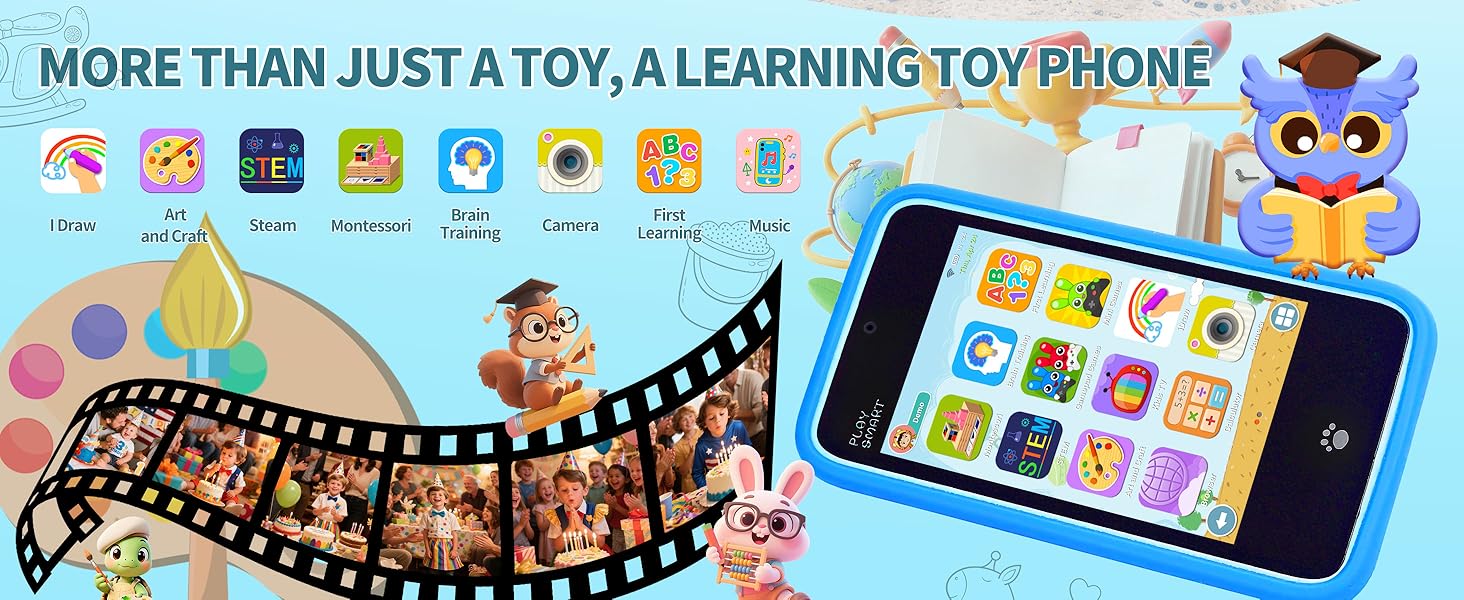 The PAMOX Kids’ Toy Phone is more than just a toy—it’s a fun childhood companion.