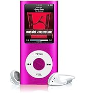 MP3 Player MP4 Player, Music Player Support 64G Memory Card, 1.8 inch LCD Screen, 8hrs Battery, U...