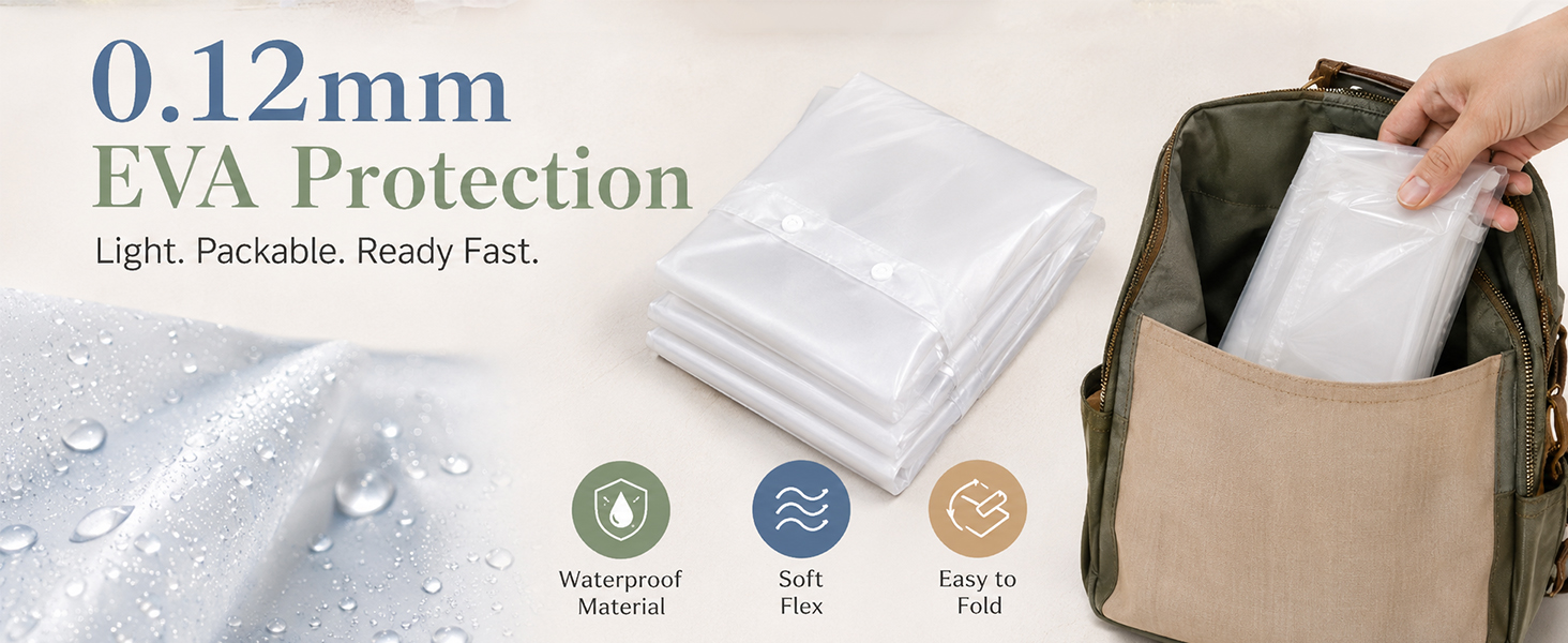 ponchos family pack