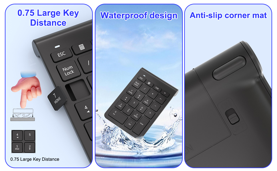 number pad