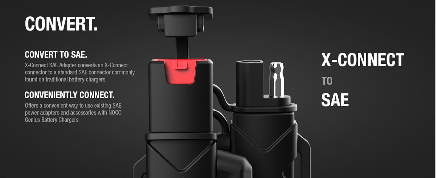 NOCO GC009 X-Connect SAE Adapter Accessory For NOCO Genius Smart Battery Chargers