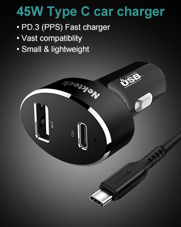 45w type c car charger