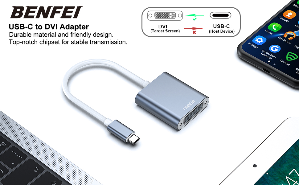 usb c to dvi