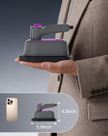 palm-size mini steamer