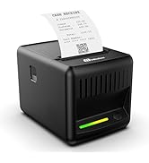 Milestone P80E POS Receipt Printer, 80mm USB Thermal Receipt Printer with Auto Cutter &amp; Audio-Vis...