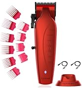 Supreme Trimmer Vader Clipper with DLC Taper Blade STC5098 | 210 Min Run Time 7500 RPM Hair Trimm...