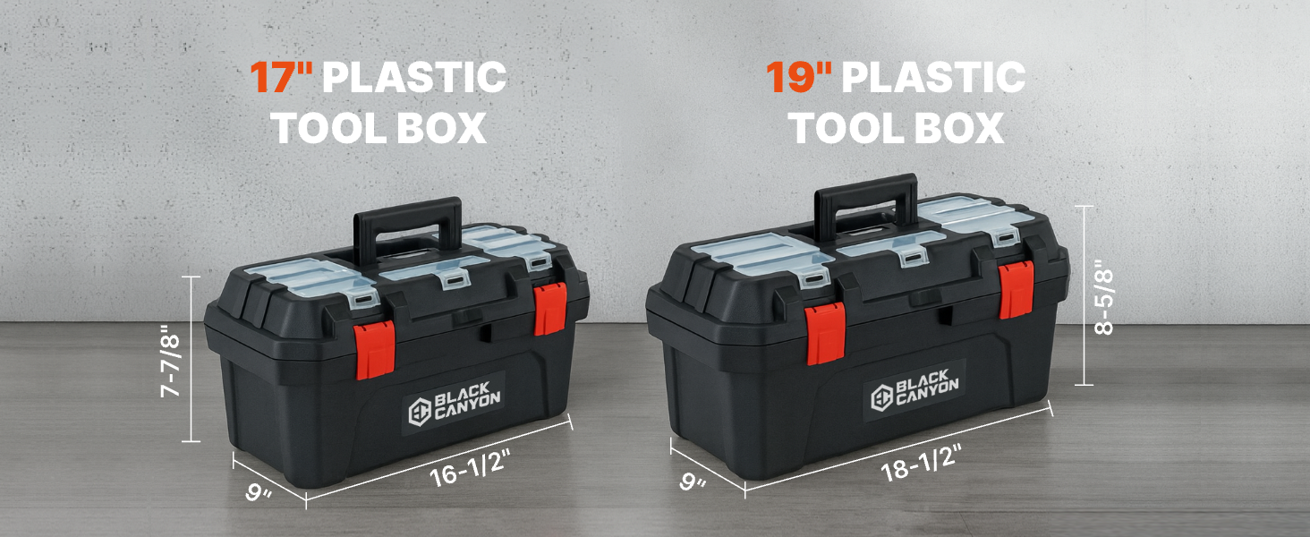 Portable Plastic Tool Box