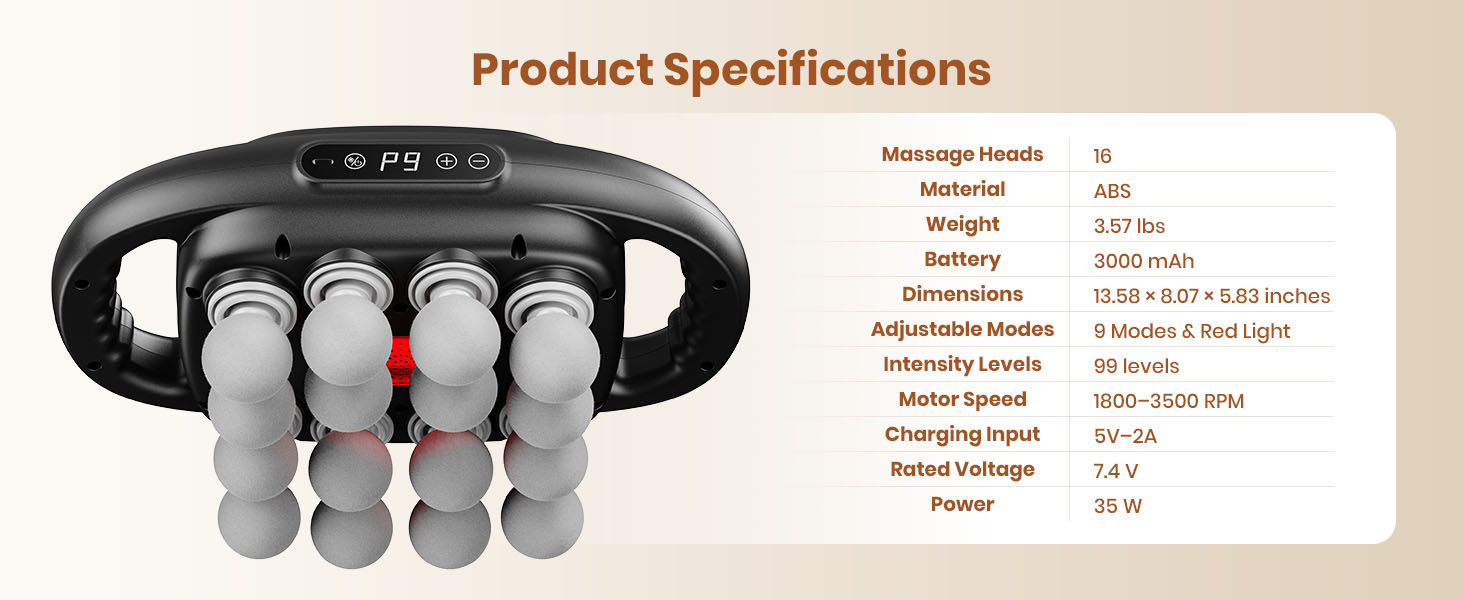 multi head massage gun