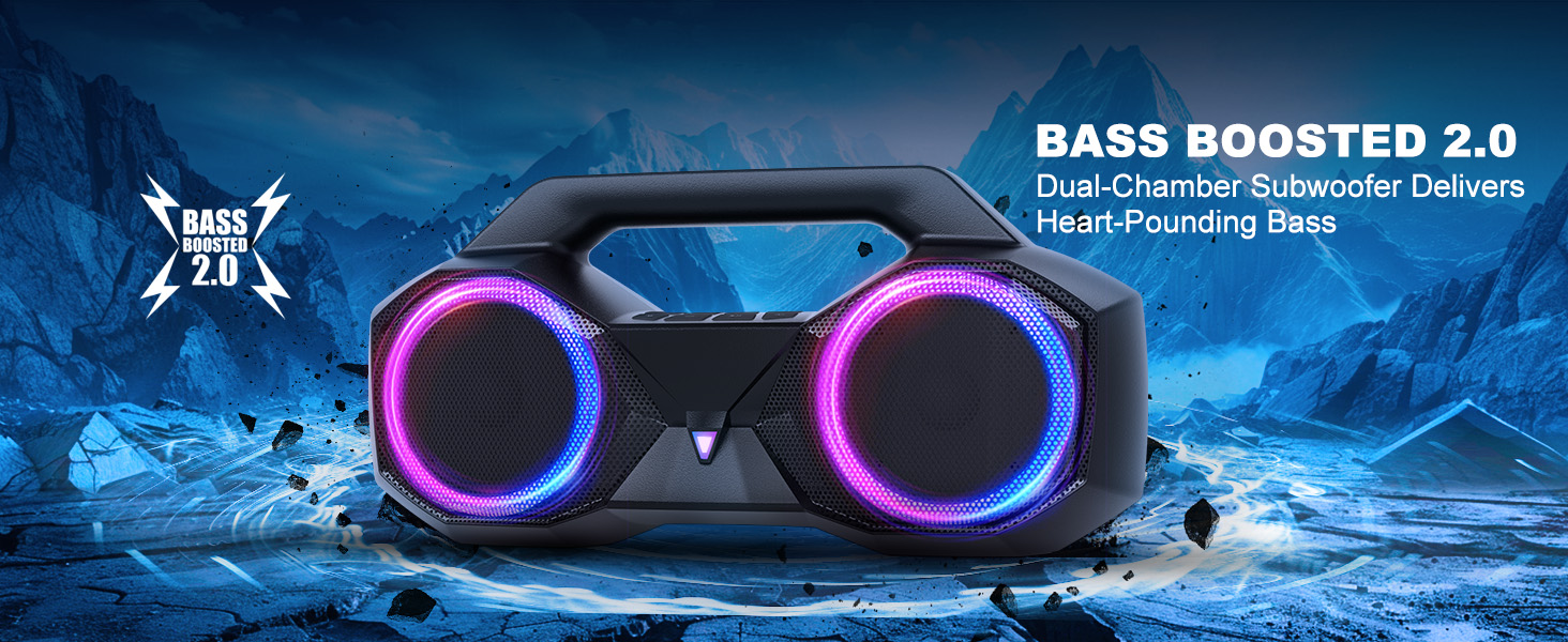 bluetooth speaker loud with bass