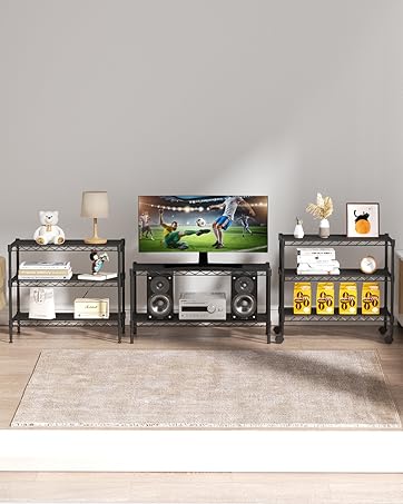metal wire shelving rack