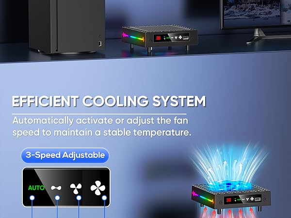 Efficient cooling system for Xbox Series X