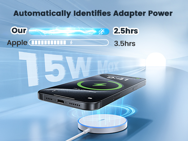 max 15w wireless charger
