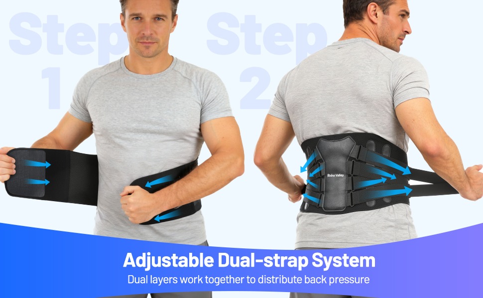 lumbar support brace faja para la espalda Quick and easy to adjust the perfect fit