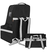 IBVIVIC Car Seat Travel Bag Heavy Duty Car Seat Bag for Airplane Gate Check Car Seat Backpack wit...