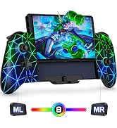 Mocagen Switch Controllers for Nintendo Switch/OLED Games Handheld Mode, Wireless Swtich Pro Cont...