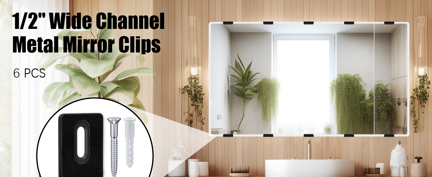 Mirror Hanger Clip Kit