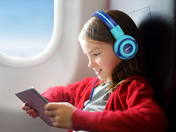 Kids Headphones Wired 902P-Airplane