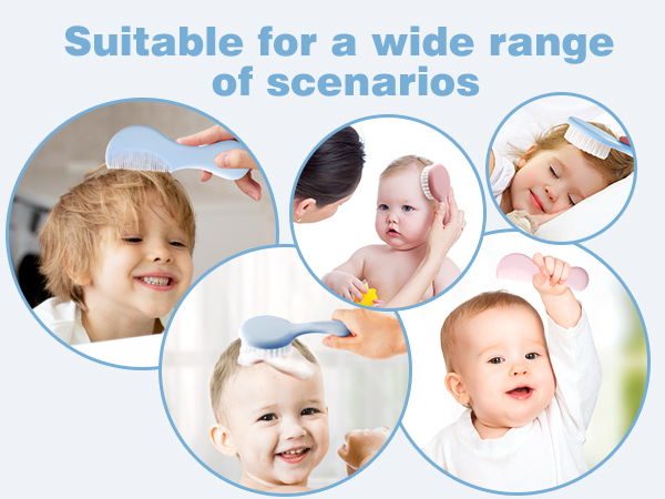 Baby combing and brushing set