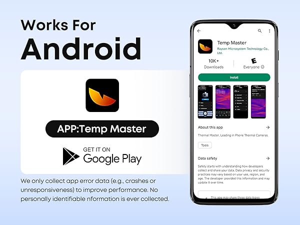 thermal master P2 thermal camera for android