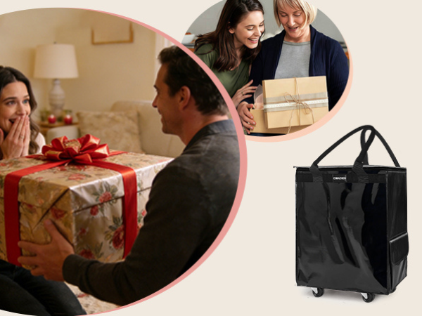 rolling tote bag reusable grocery bag on wheels rolling tote rolling tote bag with wheels
