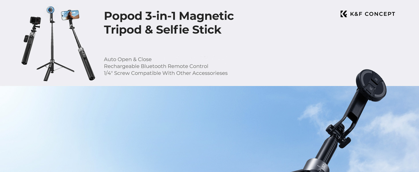 magnetic phone tripod