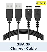 Funturbo GBA SP Charger Cable, Gameboy Advance SP Charging Cord NDS Charger Cord for Original Nin...