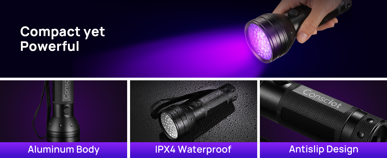 blacklight flashlight black light flashlight waterproof water resistant