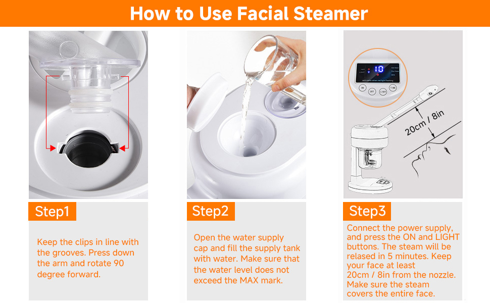 HeavenBird Nano Ionic Facial Steamer
