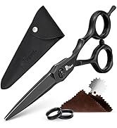 Fagaci Hair Scissors Professional 6” 440C Steel for Superior Precision, Extremely Sharp Blades Ha...