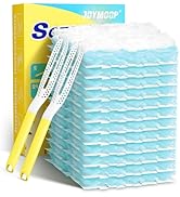 JOYMOOP Disposable Duster for Cleaning, with 2 Handles &amp; 24 Ct Yellow Heavy Duty Refills for Swif...