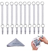 Stylus Tether, Wisdompro 10 Pack of Detachable Elastic Coil Tether Strings/Lanyards with 3.5mm Ea...