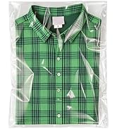 HUOJI 100 Count 14x20 self sealing Cellophane Bags, Resealable Clear Poly Bags for Clothes, Shirt...