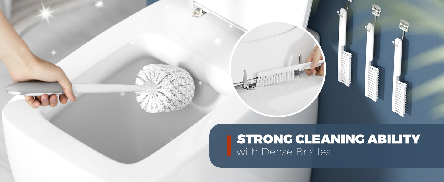 toilet bowl brush and holder
