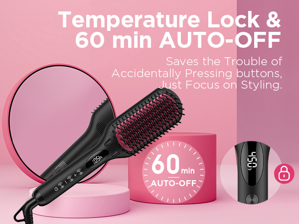 Hair Straightener Brush