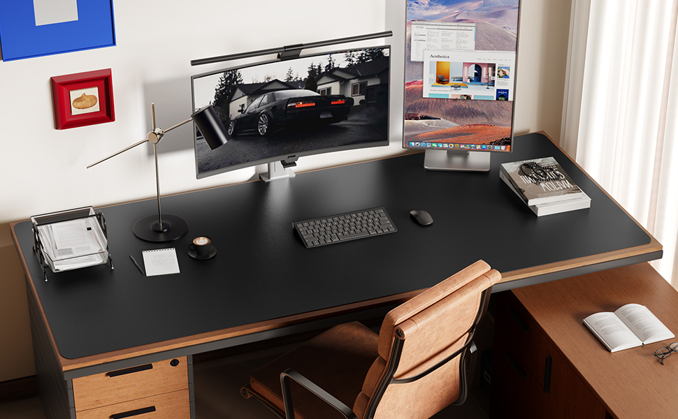 desk mat for keyboard and mouse