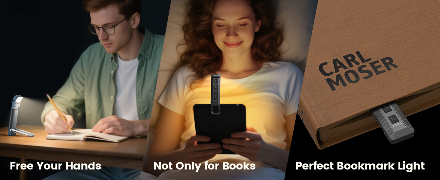 bookmark book light
