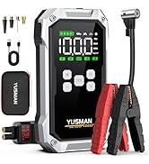 Car Jump Starter with Air Compressor, 7000A 150PSI Jump Starter Pack (All Gas/10.0L Diesel), 12V ...