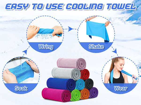 cooling towels for neck and face cooling towels for hot weather cooling towels bulk