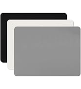 3 Pack Silicone Sheet for Crafts, Resin Jewelry Casting Molds Mat, Food Grade Silicone Placemat, ...