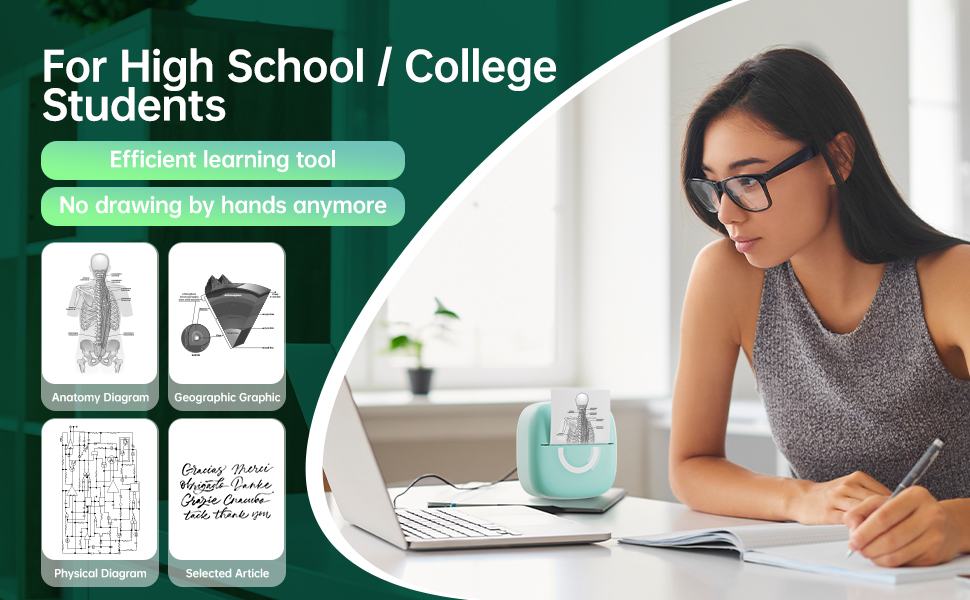 Mini sticker printer