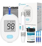 Blood Glucose Monitor Kit, Blood Sugar Testing kit with 50 Blood Sugar Test Strips, 50 Painless 3...