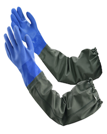 This is an extended waterproof glove