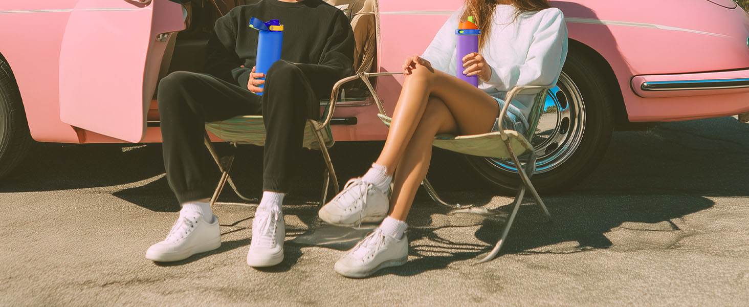 sports water bottle