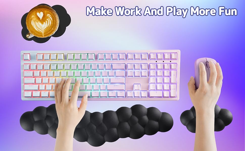 Desk Cloud Wrist Pad
