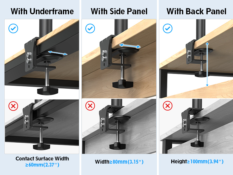 Vertical Dual Monitor Stand