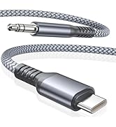 Elebase iPhone 16 16e Aux Cord 4FT,USB C Aux Cable,Type C to 3.5MM Jack Audio Adapter Auxiliary C...