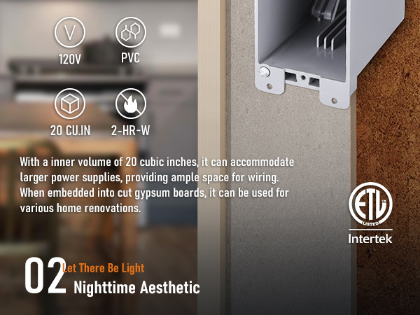 Ultra-deep 20 Cubic Inch Device Box