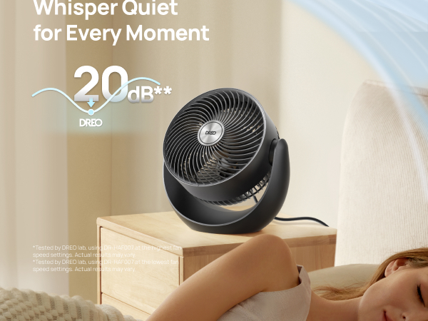 DR-HAF007 Black Whisper Quiet for Every Moment