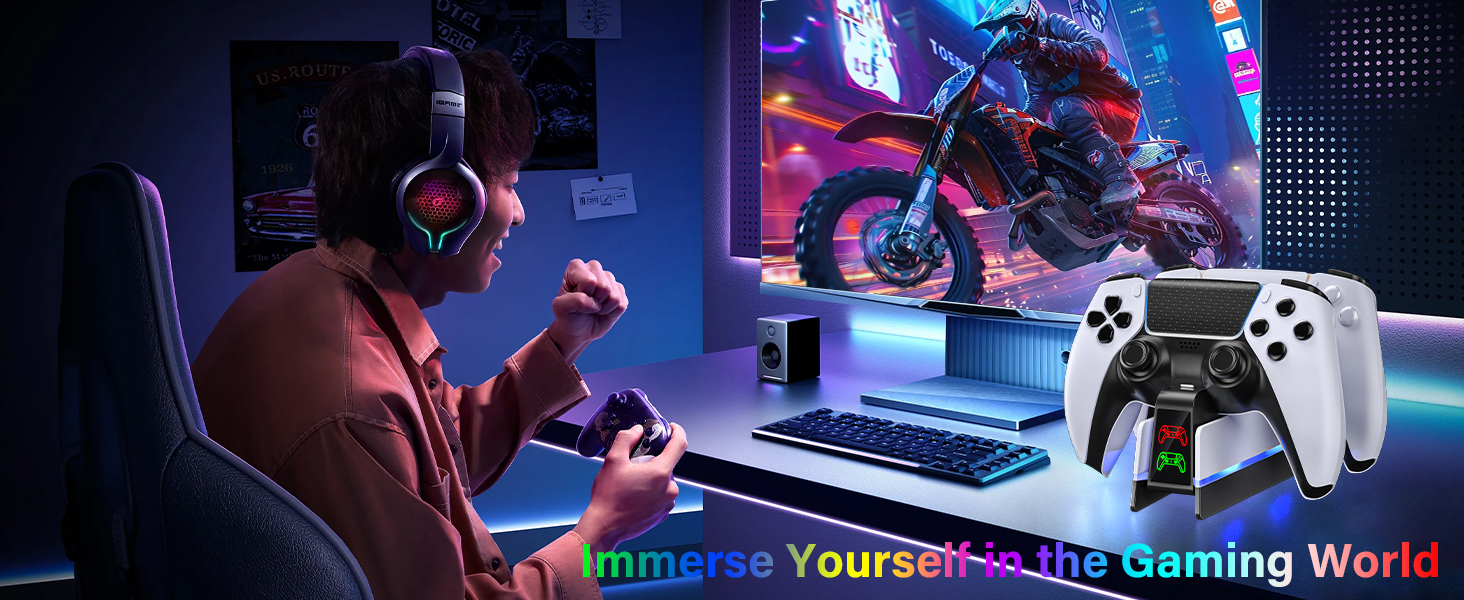 PS5 CONTROLLER CHARGER STAND