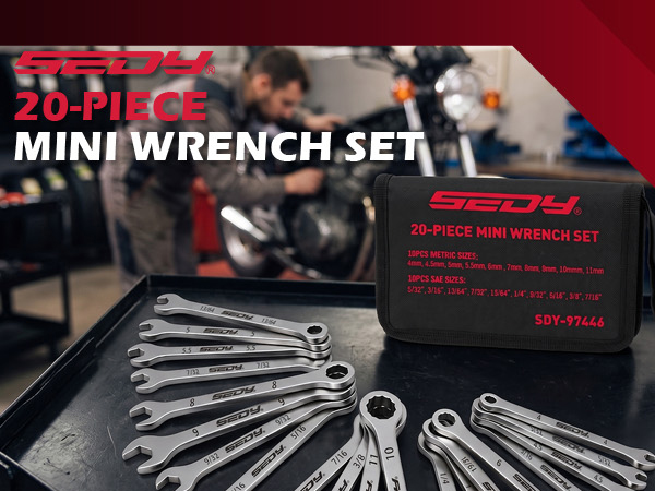 Premium Midget Wrench Set 